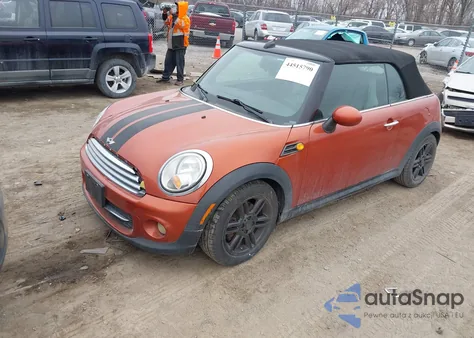 2012 Mini Cooper z USA, uszkodzony, nr VIN WMWZN3C5XCT265381